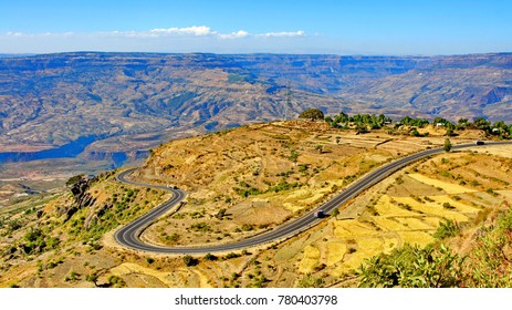 Highway In Grand Canyon Of East Africa