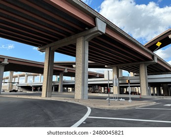 Highway Intersection Under an Overpass
