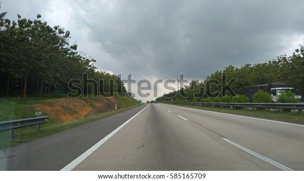 highway landscape in malaysia \
