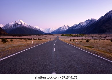 Highway to National Park - Shutterstock ID 371544175