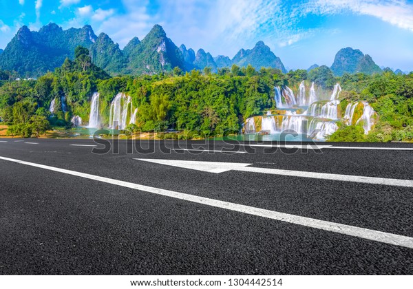 Highway Road and\
Beautiful Natural\
Landscape\
\
