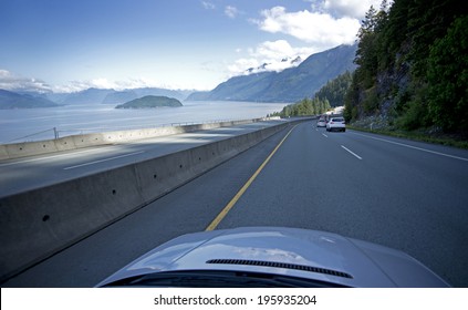 Highway Sea to Sky near Squamish, British Columbia, Canada