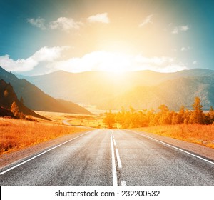 highway to sunset - Powered by Shutterstock