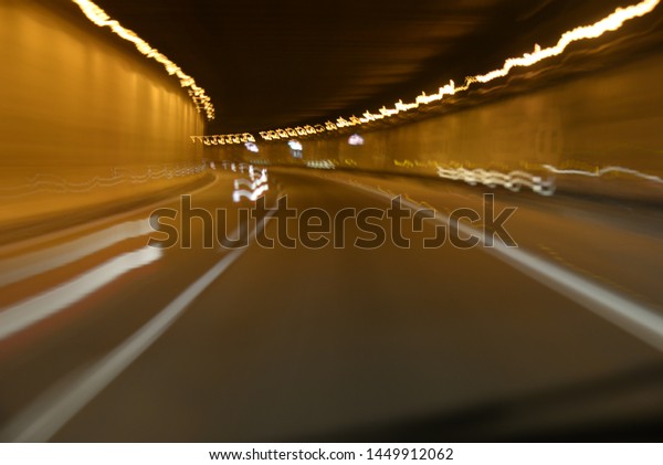 a highway tunnel in the province of Alicante, Costa\
Blanca, Spain