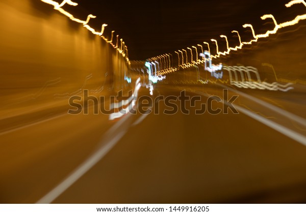 a highway tunnel in the province of Alicante, Costa
Blanca, Spain