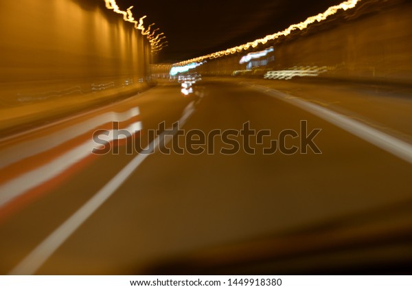 a highway tunnel in the province of Alicante, Costa\
Blanca, Spain