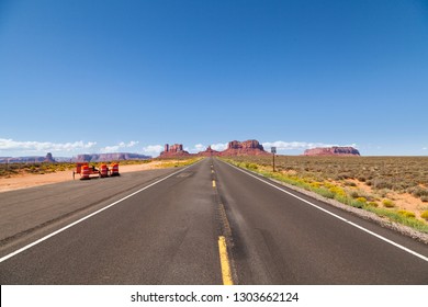 Highway US 163 In Utah AKA The Place Where Forrest Gump Stopped Running