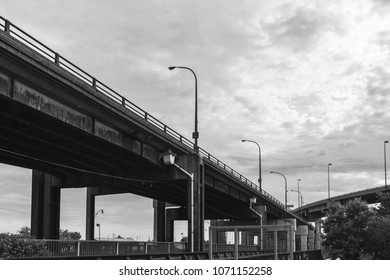 highway view from the below 