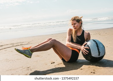 HIIT Workout On The Beach