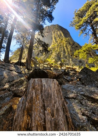 Hike around the Devils Tower National Monument 