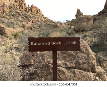 Hike To Balancing Rock In Big Bend TX