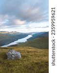 Hike to Beinn Ime, Arrochar - Scotland. Views of Loch Long.