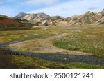 Hike to Brennisteinsalda, Landmannalaugar, Fjallabak National Park, Highlands, South Iceland, Sudurland, Iceland