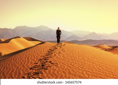 Hike In Desert