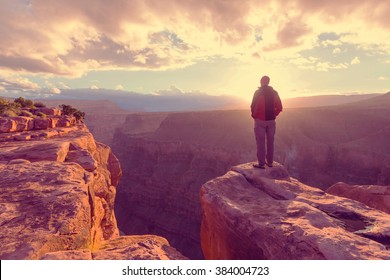 Hike In Grand Canyon National Park