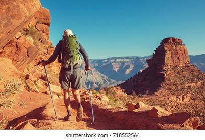 Hike In Grand Canyon National Park