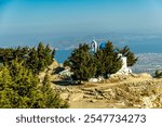 Hike to the highest point of the Greek island of Kos in the South Aegean - Mount Dikeos - Greece 