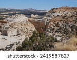 The hike into Eagle Canyon was long, dry, and dusty. The rock formations and desert environment in autumn made for a colorful hike.  