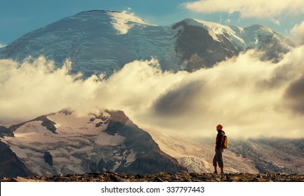 Hike On Mt Rainier