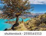 Hike in the Patagonian mountains, Argentina