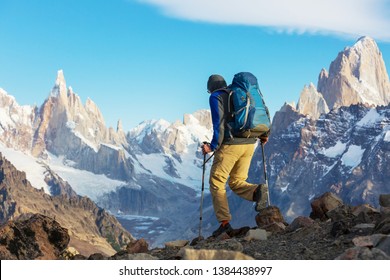 Hike in the Patagonian mountains, Argentina - Powered by Shutterstock