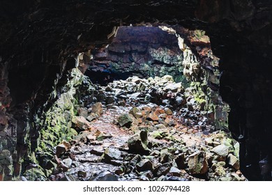 A Hike Through A Lava Cave In Iceland Tunnels Are Very Narrow And Partially Blocked