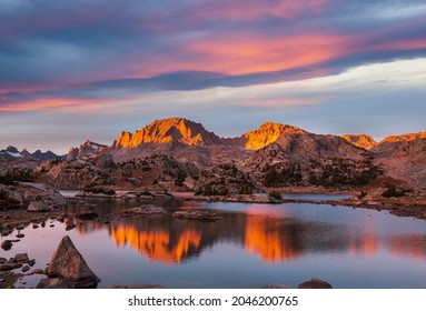 Hike in Wind River Range in Wyoming, USA. Autumn season. - Powered by Shutterstock
