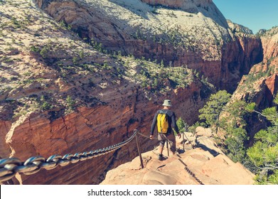 Hike In Zion National Park