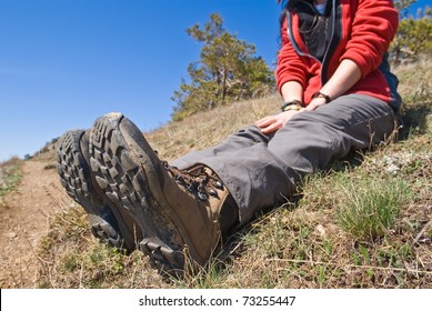 hikers feet