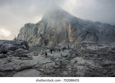 Hikers On Mount Olympus