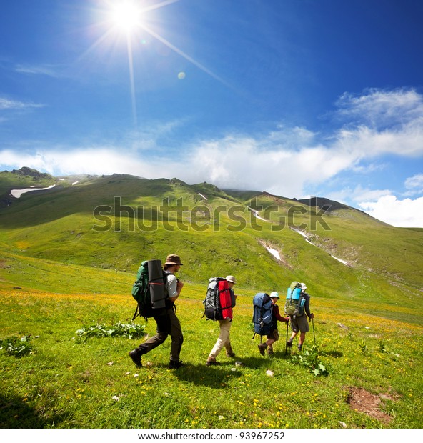 Hiking Stock Photo (Edit Now) 93967252