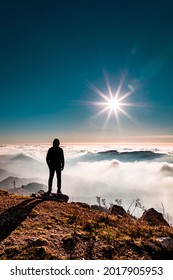 Hiking Above The Clouds At The Top Of Niha Mountain