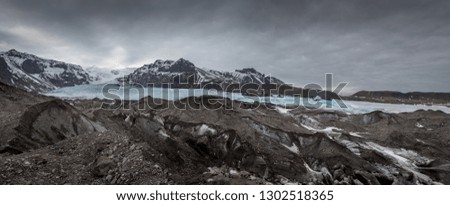 Similar – Image, Stock Photo Aerial view of Iceland’s majestic highland landscape
