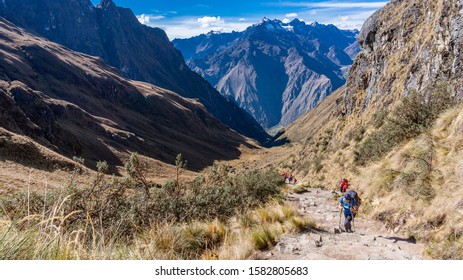 Hiking Along The Inca Trail