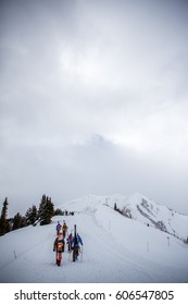 Hiking Up The Aspen Highlands Bowl