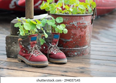 Hiking Boots Planter