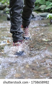 Hiking Boots - Walking In Water