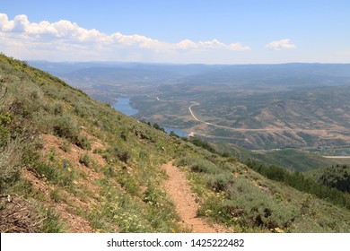 Hiking In Deer Valley, Park City, Utah In Summertime