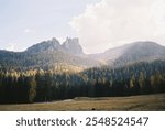 Hiking in the Dolomites in the fall season on my Leica mine with kodak gold 200