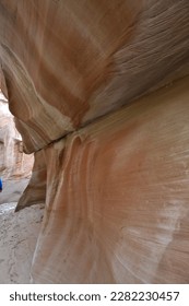 hiking the Dry Fork Slot Canyon at the Lower trailhead, Hole in the Rock road in Utah Grand Staircase Escalante National Monument, United States of America USA - Shutterstock ID 2282230457