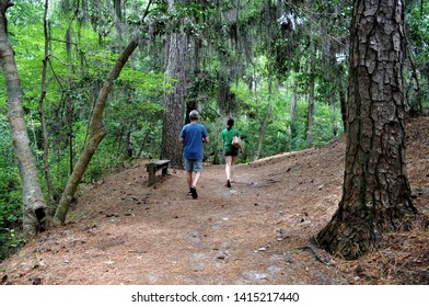 Hiking In The Forest, First Landing State Park, Virginia Beach, VA