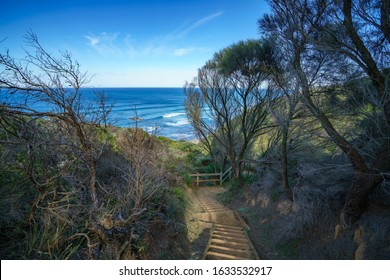 Hiking The Great Ocean Walk On Wreck Beach, Victoria In Australia