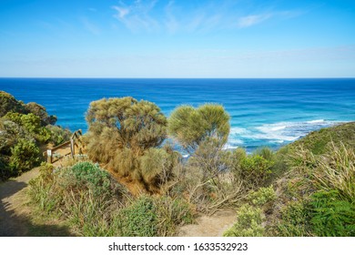 Hiking The Great Ocean Walk On Wreck Beach, Victoria In Australia