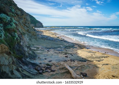 Hiking The Great Ocean Walk On Wreck Beach, Victoria In Australia