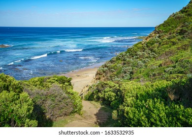 Hiking The Great Ocean Walk On Wreck Beach, Victoria In Australia