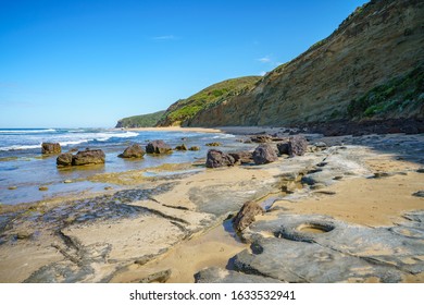 Hiking The Great Ocean Walk On Wreck Beach, Victoria In Australia