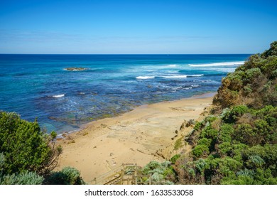 Hiking The Great Ocean Walk On Wreck Beach, Victoria In Australia