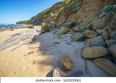 Hiking The Great Ocean Walk On Wreck Beach, Victoria In Australia