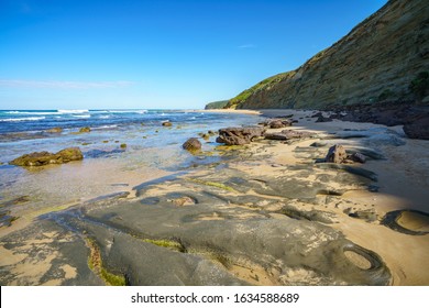 Hiking The Great Ocean Walk On Wreck Beach, Victoria In Australia