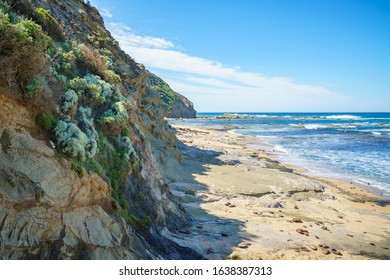 Hiking The Great Ocean Walk On Wreck Beach, Victoria In Australia